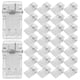 thumbnail image 2 of Transparent Spring Clips for Wall Hanging and Photo Display Made of ABS Plastic 50 Pieces, 2 of 4