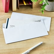 PEN + GEAR #10 Privacy Tint Peel and Stick Envelopes, White, 4.13 in x 9.5 in, 40 Count