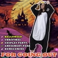 thumbnail image 4 of Pijama unisex Beauty Shine con forma de pingüino negro talla S para adulto, 4 of 7