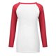 thumbnail image 5 of ICHUANYI Liquidación Día de San Valentín Mujeres Casual Imprimir Cuello redondo Patchwork Blusa de manga larga Camiseta Tops ICHUANYI WER202308232791, 5 of 5