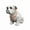 White #u28, variant on Uxgjfwu Resin Bobble Head Dog Car Decor, Cute Bulldog Dashboard Ornament for Interior, Shaking Head Figurine for Central Control Trolley, Fun Vehicle Accessory