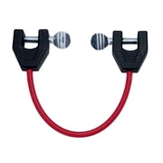 Lucky Bums Kids Easy Wedge Ski Bungee Cord Removable Training Aid, Red