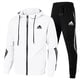 thumbnail image 3 of Conjunto de sudadera con capucha y pantalones deportivos para hombre, chándal informal de alta calidad para deportes al aire libre, chándal de manga larga para gimnasio 2024, 3 of 4