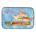 thumbnail image 1 of Carolines Treasures CK2395DDM Merry Christmas Bichon Fris Dish Drying Mat, 1 of 1