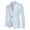 White, variant on Men's Shiny Sequin Blazer Sparkle Metallic Tuxedo Party Jacket Festival Party Prom Performance One Button Jacket Big and Tall White XXXXL