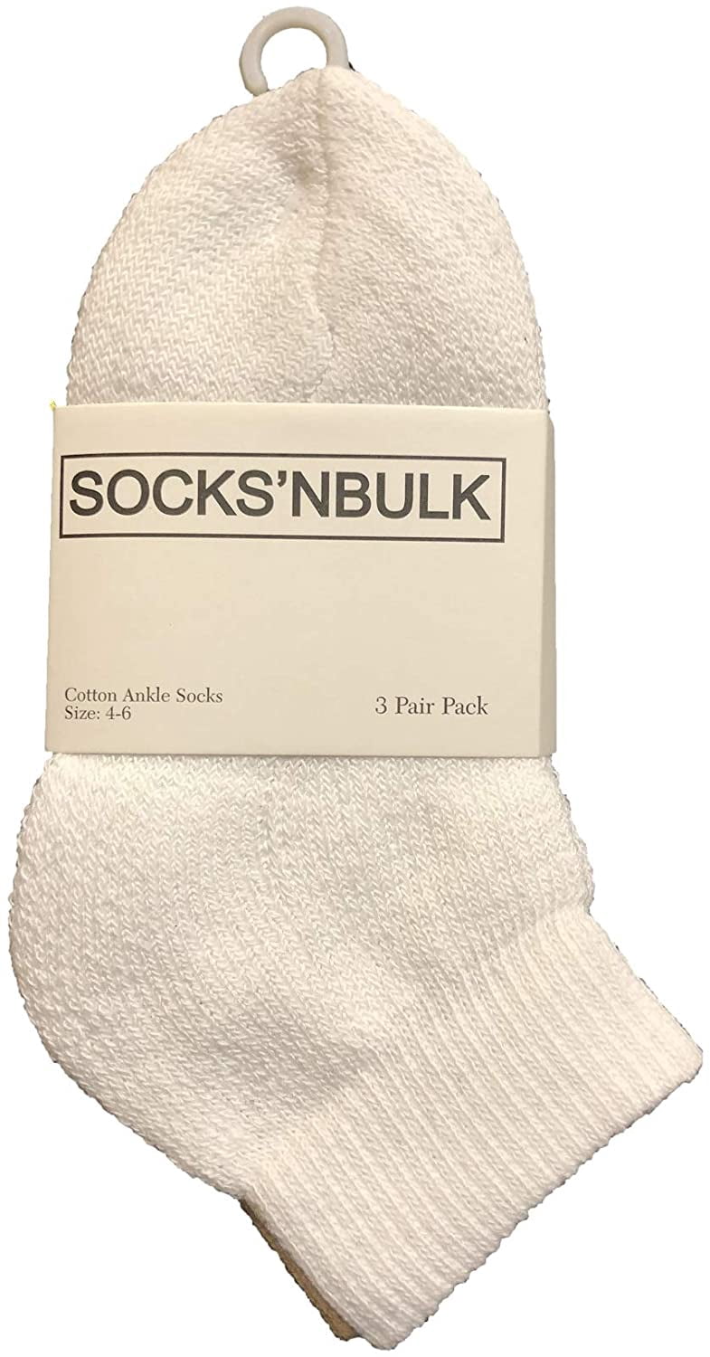 Yacht & Smith Kids Ankle Wholesale Bulk Pack Athletic Sports Socks, by SOCKS'NBULK