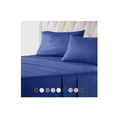 thumbnail image 2 of Juego De Sabanas Matrimonial Egipcian Premium 2,800 Hilos AZUL REY Navy, 2 of 4