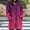 A01_Watermelon Red, variant on Gradients Fleece Thermal Blouses for Women’s Open Front Buckle Down Tops Relaxed Fit Long Hoodies Comfort Casual Spring Outfits 2025 Pullover Fall Winter Clothes for Women
