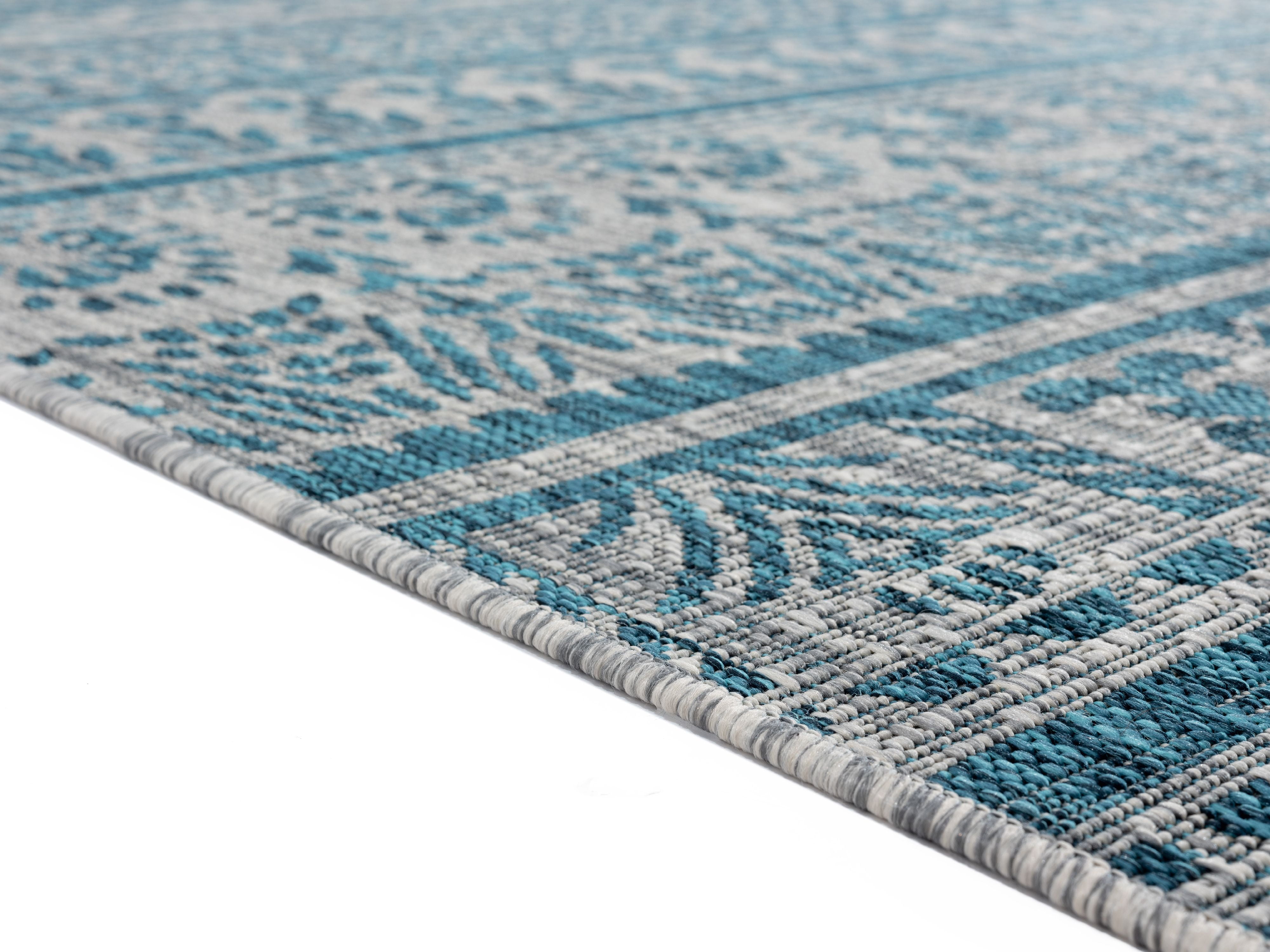 United Weavers Mali Annette Transitional Geometric Area Rug, Blue, 5'3" x 7'6"