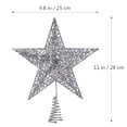thumbnail image 2 of Milisten  Christmas Wrought Iron Tree Top Star Topper for Scene, 2 of 8