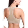 thumbnail image 2 of Ame Womens Chest Front Open Zipper Sports Bra Shockproof Professional Fitness Underwear Sexy Padded Bras, 2 of 5