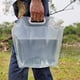 thumbnail image 3 of Greeniant Bolsa de agua plegable de 5/10/15L, jarra de almacenamiento, botella de agua de buen sellado con asa incrustada, contenedor de agua plegable de Kits de desorden para acampar 15L Greeniant OD001095-03, 3 of 6