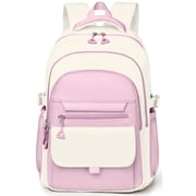 DAKIMOE School Backpack for College High Middle School Fashion Student bag, Cute Aesthetic Teen Bookbag for Teens Women