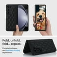 thumbnail image 2 of TECH CIRCLE PU Leather Case for Samsung Galaxy Z Fold 7 (2025 Release) 8.2"/6.5" Cell Phone, Slim Fit and Lightweight, Shockproof Protective Hard Cover for Women Men, Black, 2 of 8