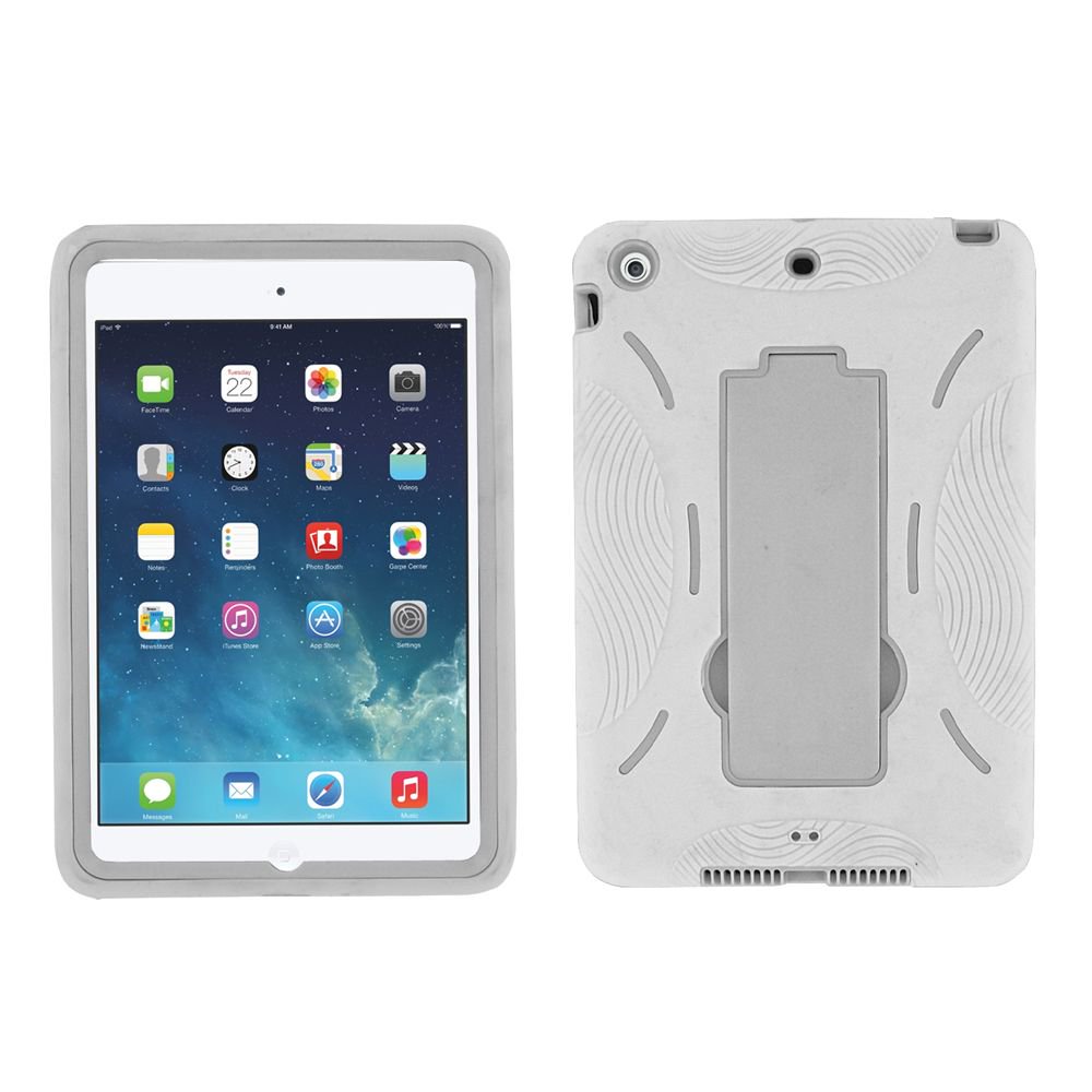 KIQ Shockproof Heavy Duty Hybrid Case Cover with Stand for Apple iPad