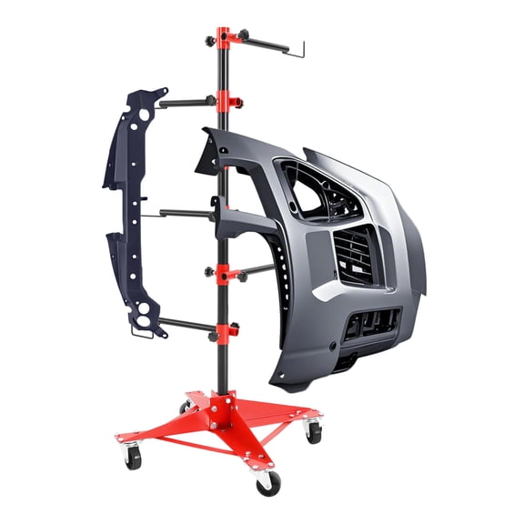 Miumaeov Panel Tree Paint Stand Panel Holder Automotive Paint Stand 6 Hooks Auto Body Stand for Hoods Doors, Painting Drying Rack, Paint Rack Stand