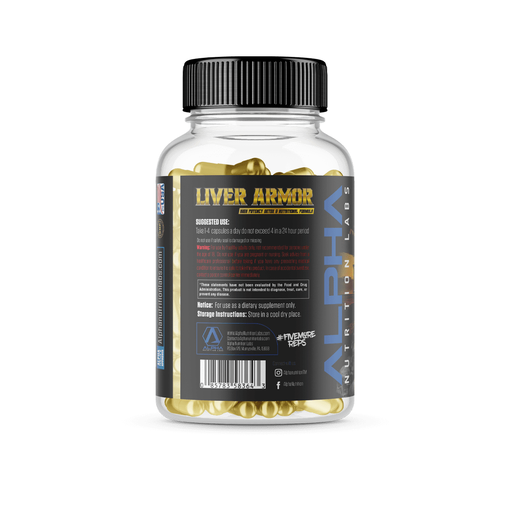 Liver Armor – Advanced Liver Detox & Protection Formula with NAC, TUDCA, Glutathione & Antioxidants