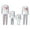 White Gray, variant on Family Matching Pajamas Set, Christmas Bear Letter Print O-Neck Long Sleeve Tops+ Pyjama Trousers for Kids Adults