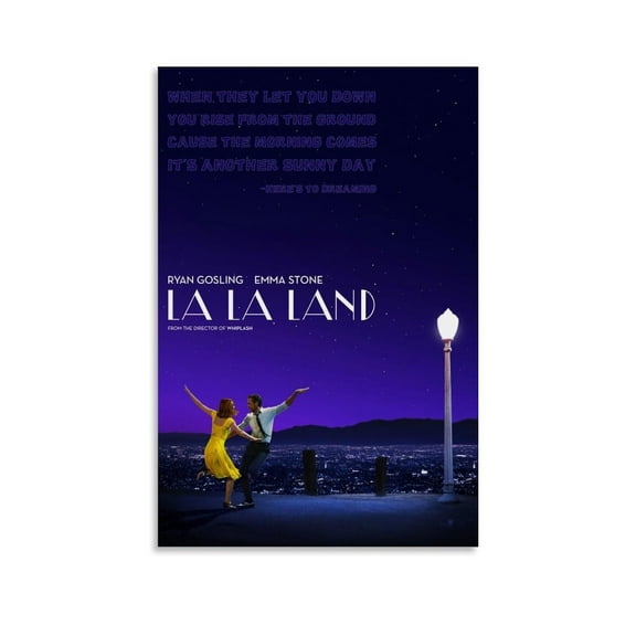 La La Land Movie Poster Canvas Art Poster And Wall Art Picture Print Modern Family Bedroom Decor Posters