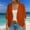Orange, variant on Kimono Cardigans for Women,Casual Open Front 3/4 Sleeve Cardigan,Plus Size Lightweight Shawls Ruana Wraps Court Lock Spring and Solid Color Circle Short Sleeved Cardigan Loose Top Orange Xxl