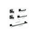 thumbnail image 3 of ANZZI 5-Piece Matte Black Bathroom Accessories Set, 3 of 5