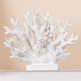 thumbnail image 1 of Estatua de coral Coral Decor Elegondrar de resina blanca de 14,8 cm, 1 of 9