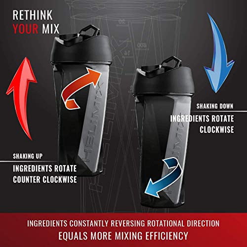 HELIMIX 1.5 Vortex Blender Shaker Bottle Holds Upto 20oz | No Blending Ball  or Whisk | USA Made | Po…See more HELIMIX 1.5 Vortex Blender Shaker Bottle