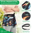 thumbnail image 4 of Yayeee Waist Apron with Pockets for Cooking Waterproof Half Server Aprons, Zodiac Stars, 4 of 7