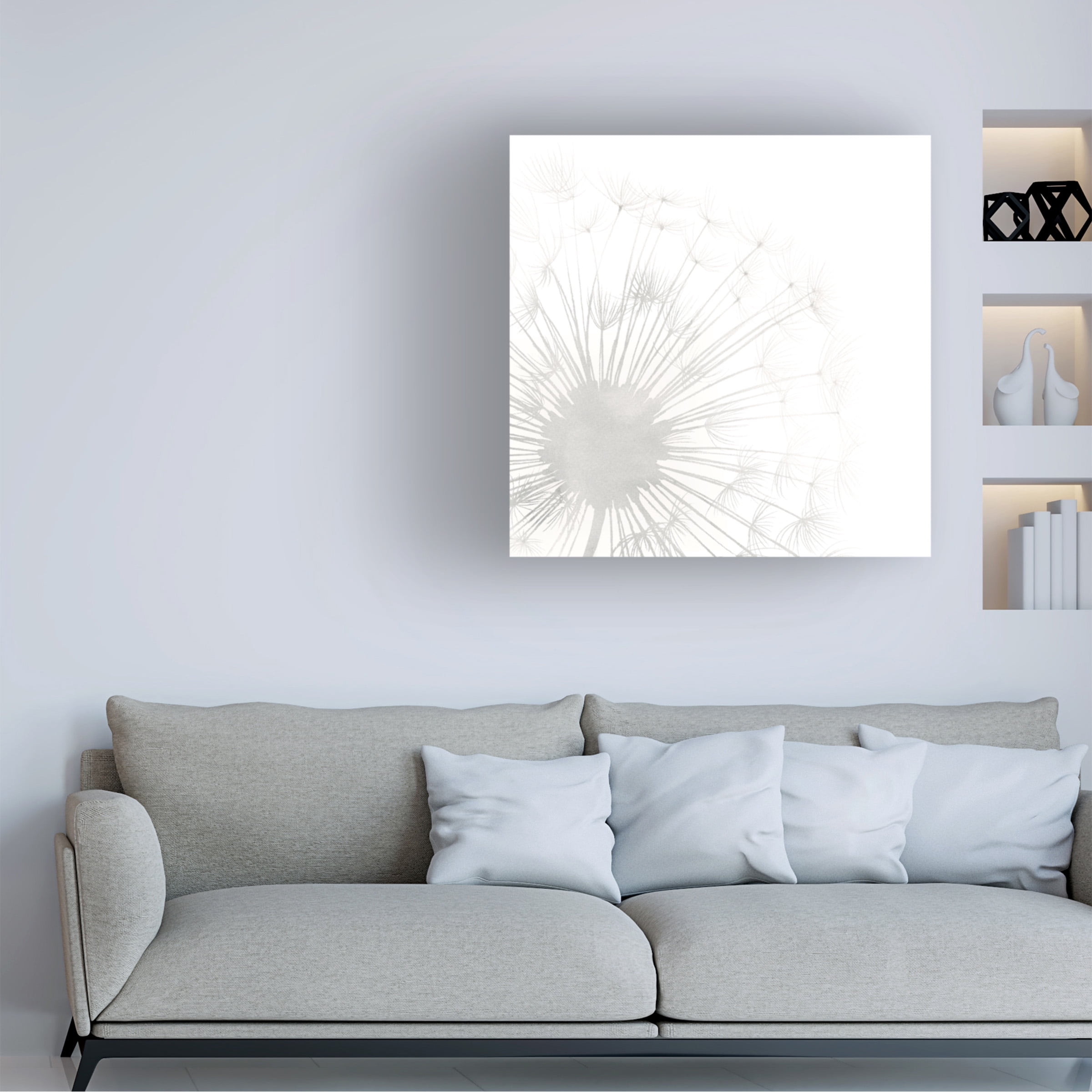 Grace Popp 'Dandelion Whisper I' Canvas Art