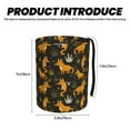 thumbnail image 3 of Wukai Funny Fox by the Field Print Car Trash Can - Easy to Clean Hanging Garbage Bin - Removable Liner - Leak-Car Garbage Can - Waterproof Trash Can for Car and SUV, 3 of 7