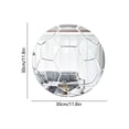 thumbnail image 6 of Upgraded Mirrored Acrylic Soccer Ball Wall Decoration Acrylic Wall Stickers For Boys Girls Room Living Room Bedroom Reflective Sport Themed Art For Fans Z, 6 of 6