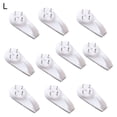 thumbnail image 2 of SPRING PARK 10Pcs Wall Mounted Hook Key Holder Rack Hanger Decorative Hanging, 2 of 7