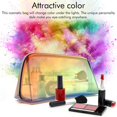 thumbnail image 3 of 2 PCS Kit Holographic Makeup Bag Soft Plastic Vanity Pouch Transparent Multicolor Luxury Storage Cosmetic Bag, 3 of 5