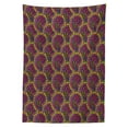 thumbnail image 3 of Ambesonne Traditional Tablecloth Rectangular Table Cover, East Flowers, 60"x90", Multicolor, 3 of 4