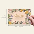 thumbnail image 4 of Thank You for Your Order Cards, 50-Pack, 4 x 6-Inch Postcard Size Small Business Thank You for Your Purchase Cards, Sun-Kissed Garden Lemon & Strawberry, 4 of 7