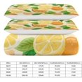 thumbnail image 2 of HAHDAXIA Orange Fruit Pattern Bedding Solid Comforter Set for All Seasons,3 Pieces(1 Comforter+2 Pillowcases),Soft Microfiber Bedding Set Twin(86"x70"), 2 of 7