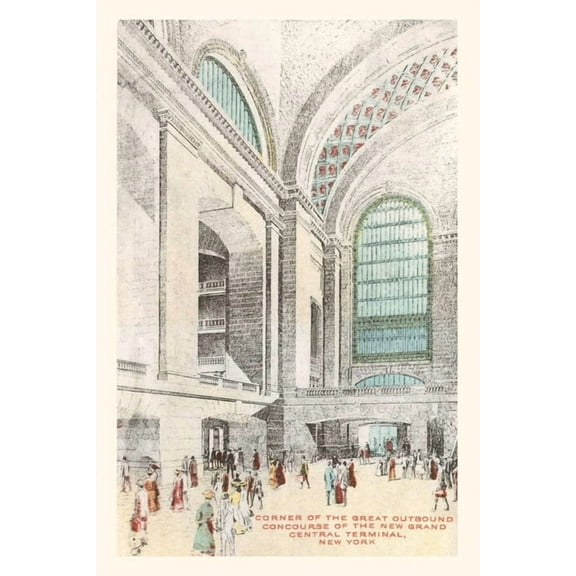 Pocket Sized - Found Image Press Journals: Vintage Journal Grand Central Station, Interior (Paperback)
