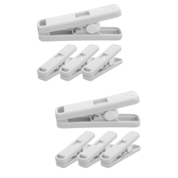 2 Count Little Clothes Pins Space-saving Clothespins Baby 8x3cm Light Grey