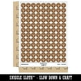thumbnail image 2 of Ice Cream Cone 200+ Round Stickers - Brown - Gloss Finish - 0.50" Size, 2 of 3