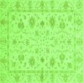 thumbnail image 1 of Ahgly Company Indoor Square Oriental Green Modern Area Rugs, 4' Square, 1 of 4