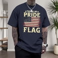 thumbnail image 4 of Ankishi This Is My Pride Flag Shirt Patriotic Men's Short Sleeve Crewneck Tee Shirt Fashion Clothes for Travel, 4 of 7