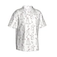 thumbnail image 2 of Balery Bunny And Bird Print Men's Hawaiian Shirts Short Sleeve Beach Shirt Relaxed Fit Vacation Button Down Shirts-Medium, 2 of 9