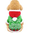 thumbnail image 2 of Disfraces divertidos para perros y gatos, Navidad para mascotas, lindos disfraces navideños verdes para mascotas, ropa de abrigo de lana Ormromra FLD-3323, 2 of 3