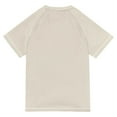 thumbnail image 6 of FORMRS Boys Rash Guard with Short Sleeves UPF 50+ Swim Shirts Sizes 3-12T, Fall Coffee, 6 of 6