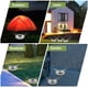 thumbnail image 5 of Paquete de 4 luces de disco solares para exteriores, iluminación de paisaje de tierra impermeable para paso de pasarela de jardín, 5 of 5