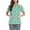 01-Green, variant on Scrub Uniforms for Women,Floral Print Scrub Tops - Side Pocket Design for Nurses & Healthcare Workers - Beige - L