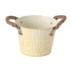 thumbnail image 5 of Maceta de hierro para macetas con asas para jardinería Beige, 5 of 9