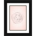 thumbnail image 1 of Fay, Mela 13x18 Black Ornate Wood Framed with Double Matting Museum Art Print Titled - Powder Rose, 1 of 4
