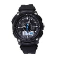 thumbnail image 1 of GOOHOCHY Ohsen AD1209 Reloj de pulsera de cuarzo digital deportivo de doble hora impermeable para hombre con fecha / alarma / cronómetro (negro), 1 of 3