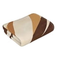 thumbnail image 4 of Polyester Long Towel Multi-Size Water Absorption Good Bright Fluffy Soft For Bathroom Swimming Pool Beach Outdoor Travel Tan Geometric Lines_4, 4 of 8